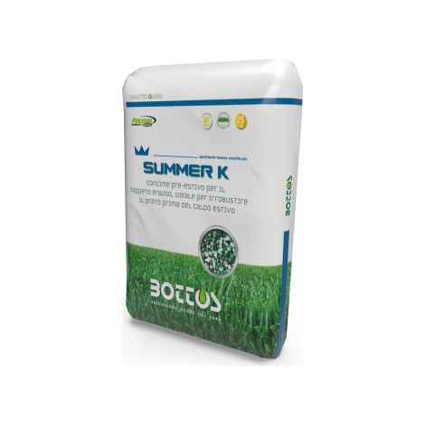 BOTTOS - SUMMER K / 25 Kg - Concime per prato (1/4)