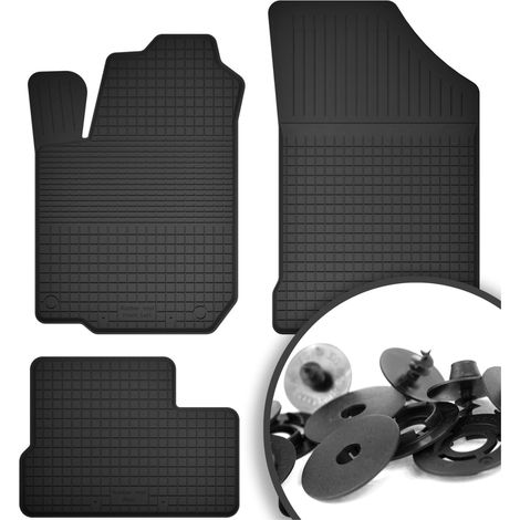 Alfombrillas de goma + topes para: Nissan Micra K12 hatchback (2002-2010) (1/5)