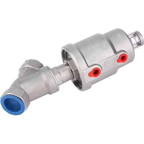Schrägsitzventil, pneumatisch betätigt, Innengewinde, Edelstahl, pneumatisches Dampfventil 3/4 Zoll DN20 (1/5)