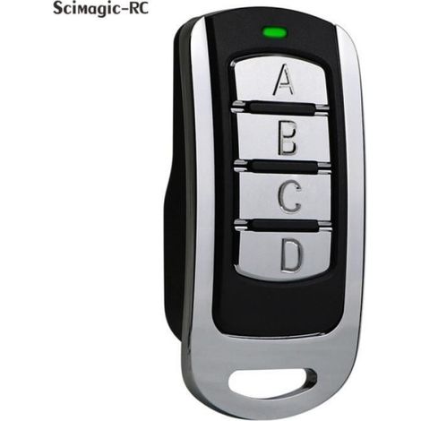 Télécommande Porte De Garage - 433.92 MHz - Code Fixe - 2 Canaux - 1 Pièce