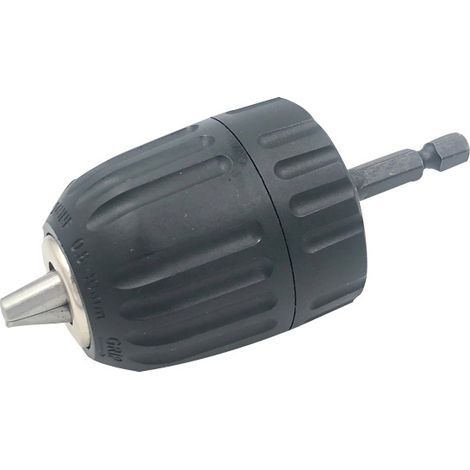 Mandrin autoserrant sans clé, 0,8-10 mm, compatible avec divers mandrins, dégagement rapide, tige de connexion à poignée hexagonale, compatible avec les fonctions auxiliaires, percussion auxiliaire et (1/5)