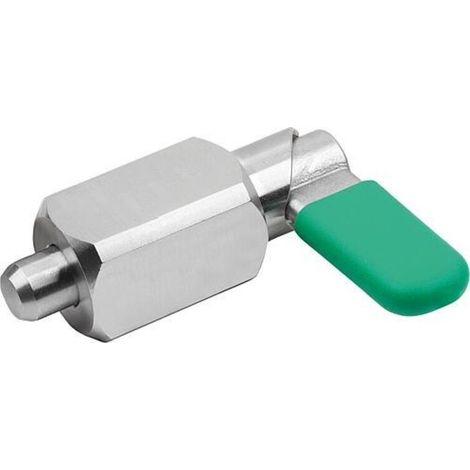 KIPP Sperrriegel Vierkant Gr.1 Ø 5mm Form H mit Kappe Edelstahl blank (1/3)