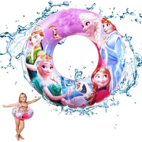 Bouée gonflable à motif sirène, résistante, pour les enfants de 4 à 9 ans, pour la piscine et la plage, les fêtes aquatiques d'été.-AquaForge (1/5)