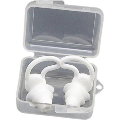 Bouchons d'oreilles de natation étanches et insonorisés en silicone triple couche - E-- (1/5)