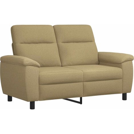 Divano Marrone Chiaro 158 x 90 x 95 cm Tessuto vidaXL