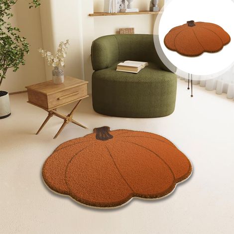 Tapis Pomme De Terre - 60 x 60 cm - Dos En Caoutchouc Anti-dérapant - Pour Salle De Bain Chambre Salon Chambre D'enfant - 1 Pièce (1/5)