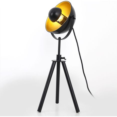 Lampe de table Loxias Noir et Or (1/5)