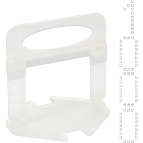 Clip 1mm 1000 pezzi Sistema di livellamento per piastrelle X-LEVEL (1/5)