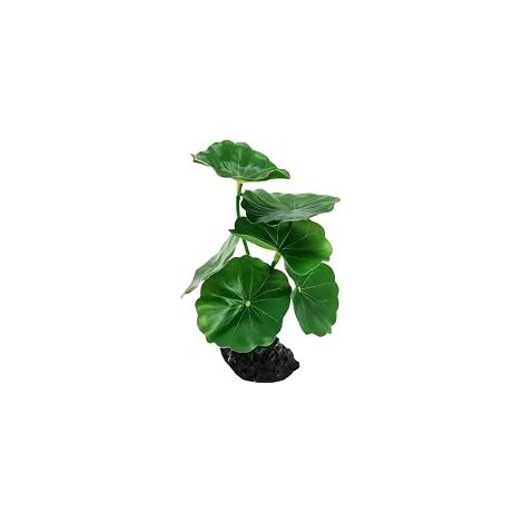 3 Plantes artificielles pour aquarium, Décorations pour aquarium, Hamac à feuilles pour Betta 7in en soie réaliste et plantes en plastique, Cachette décor pour Betta, Goldfish, Reptiles, Petits aquari (1/4)
