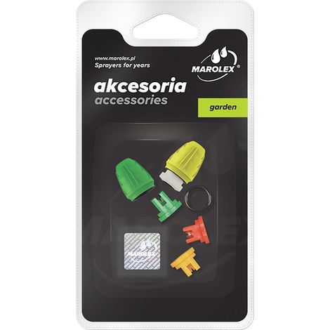 Marolex, Juego de 5 boquillas, boquillas, pulverizador, aspersor