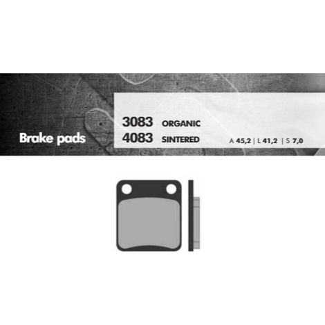 PASTILLAS DE FRENO BRENTA KH54 / KH257 DE METAL SINTERIZADO (DORADO) (FT 4083)