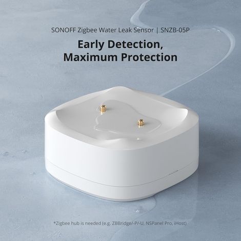 Detecteur de Fuite d'eau Intelligent ZigBee Capteurs et Alarmes sans Fil pour Cuisine Salle De Bain sous-Sol Étanchéité IP67 (1/4)