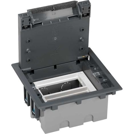Caja suelo 90mm 2 módulos gris SIMON 52050102-035