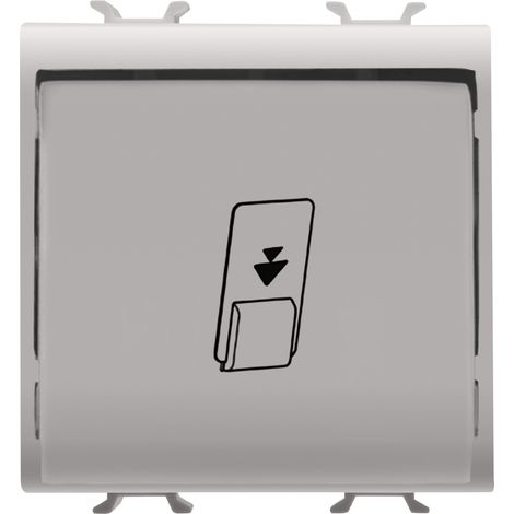 INTERRUPTEUR BADGE ELECTROMEC.2M BEIGE GEWISS GW13039