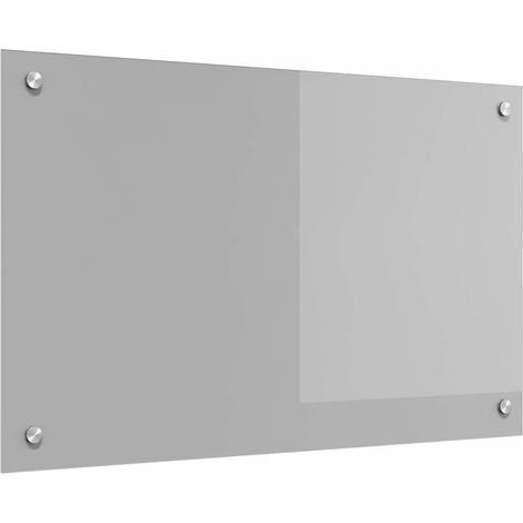 Protection de cuisine Gris clair 80 x 50 x 0,6 cm verre trempé CFW80126 (1/5)