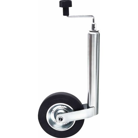 Roue de jauge pour remorque réglable en acier galvanisé tube 48 mm charge max 150 kg (1/5)