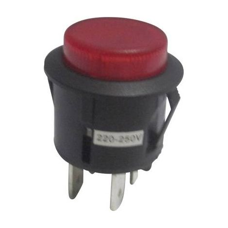 BOUTON POUSSOIR À PRESSION TRU COMPONENTS TC-R13-527AL-02RT 1587761 250 V/AC 6 A 1 X OFF/(ON) À RAPPEL 1 PC(S) (1/2)