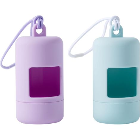 Distributeur de sacs à déjections canines 4x10cm, accessoire d'extérieur, résistant à l'eau, en plastique avec cordelette élastique, léger et portable-AquaForge