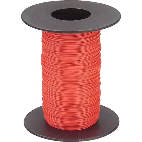 Donau Elektronik 110-0-100 Litze 1 x 0.04 mm² Rot 100 m