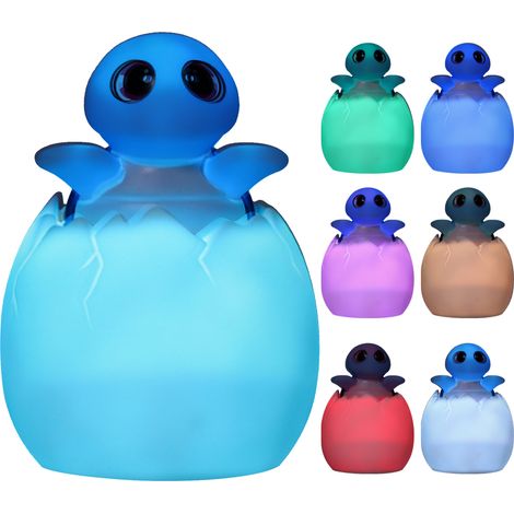Veilleuse imprimée en 3D, rechargeable par USB, avec 100 mélodies, en forme d'animal, télécommande, cadeau, jouet, tortue de mer (1/5)