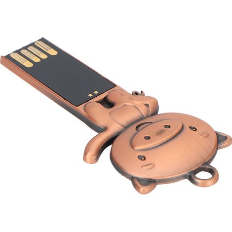Clé USB 2.0 portable et étanche en métal, 16 Go, pour le transfert et le partage de données. (1/5)