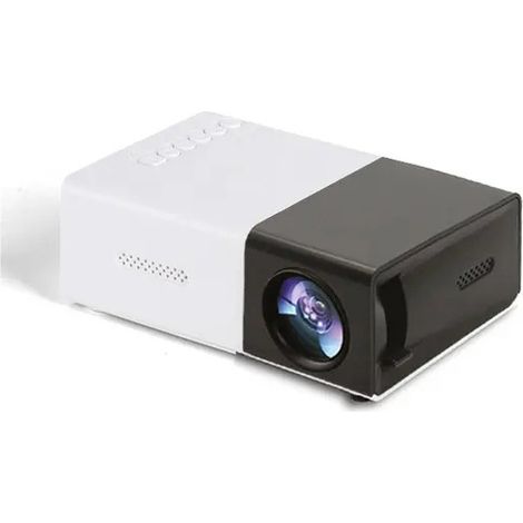 Filiyano-Mini vidéoprojecteur LED portable HD 1080p - Luminosité améliorée - Image nette - Interfaces multiples - Noir (1/5)