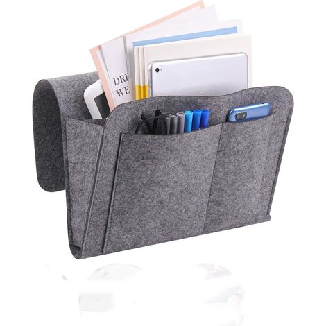 Poche de Rangement de Chevet,Suspendu Organisateur Sac,Convient pour téléphone, télécommande, Livres, Lunettes, gobelets, Sacs de Rangement-Fei Yu (1/3)