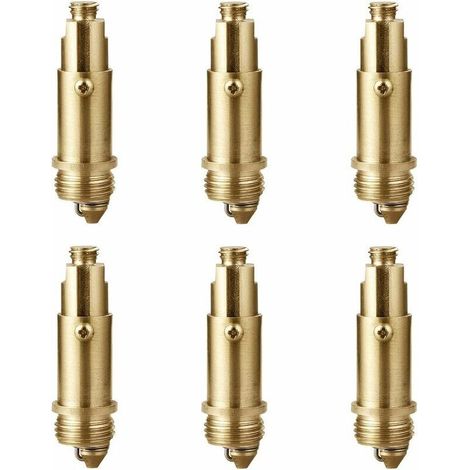 6 PièCes Bouchon De Vidange Noyau Rebondissant-Bassin Pop-Up Boulon à Ressort En Laiton-Adapté à La Plupart Des Bouchons De Vidange De Bassin De Baignoire D'éVier (1/5)