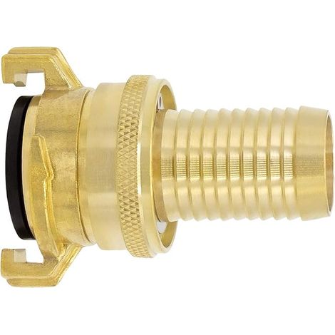 Racor de succión y alta presión 12401, enchufe de 1/2", latón en bruto, sistema
