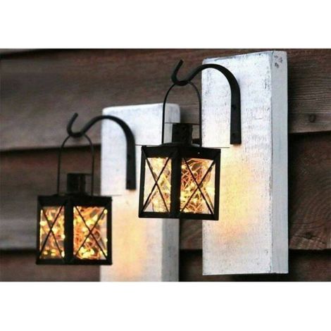 Support Jardiniere Balcon Support pour Plantes Suspendues Crochets Fer forgé Décoration Rustique Vintage Style Support de Mur Croc (1/4)