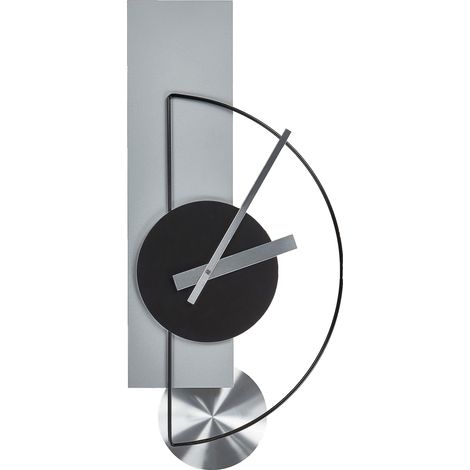 Wall Clock CEVINS 31 cm Metal Light Grey