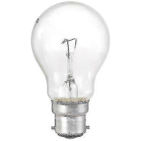 Lot de 10 ampoules classiques transparentes 60 W, culot B22, à baïonnette.