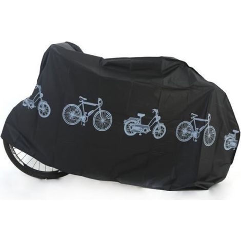 Housse bâche étanche couverture de protection Scooter Vélo Bicyclette - Noir (1/2)