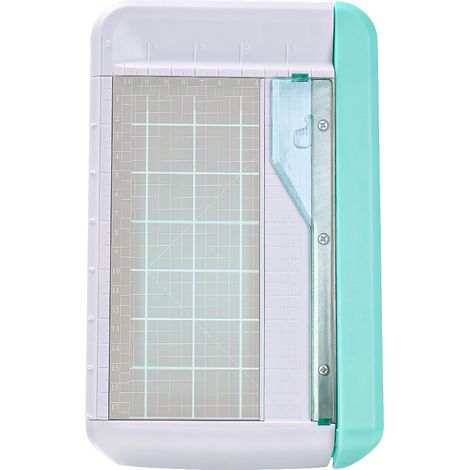 Coupe-papier manuel KW-triO 7 pouces (180 mm) mini massicot de bureau avec panneau extractible et rangement pour loisirs créatifs, photos, cartes, scrapbooking, bureau et maison (1/5)
