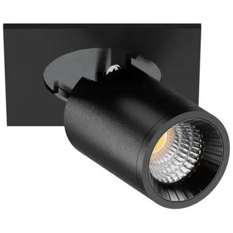 Spot Encastrable Led Nano Oxo Sq 4W, 45°, Sélecteur De Température De Couleur (2700K/3200K/4000K), Noir Mat - Réglable Et Polyvalent - Beneito & Faure (1/5)