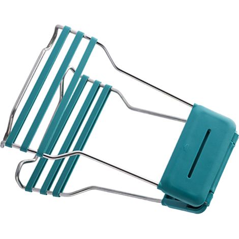 Pince à bol de cuisine en acier inoxydable, lève-plats chauds, pince anti-brûlure avec bandes de silicone vertes (1/5)