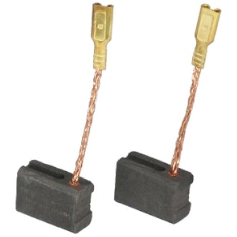 2x Trade-Shop Kohlebürsten Motorkohlen Schleifkohlen 6 x 9 x 13,5mm für viele Elektrowerkzeuge, Elektrogeräte / Zubehör Ersatzteil (1/4)
