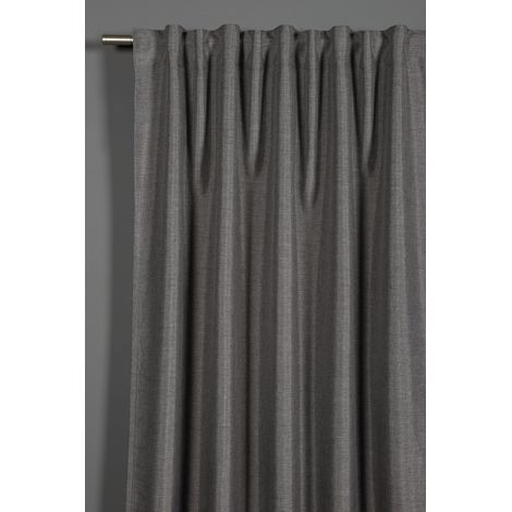 Schal m.Gardband ca.140x245cm silbergrau / 100% PL