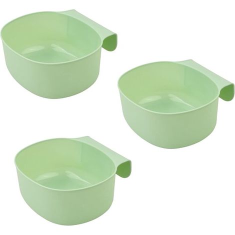 Questo cestino da cucina sospeso a tre scomparti è perfetto per riporre rifiuti organici, compost e utensili da cucina. (1/5)