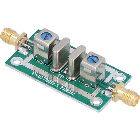 10.7MHz ±7KHz Filtre Passe-Bande RF à Cristal 10.7M, Filtre à Bande Étroite pour Instruments Spéciaux (1/5)