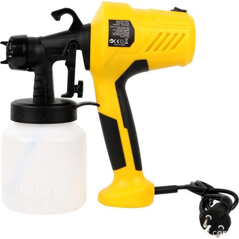 Pistolet à Peinture Électrique Haute Pression 400W en Plastique Technique Portable pour Revêtements Muraux et Petits Travaux (1/4)