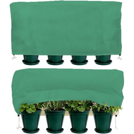 3 Stück Pflanzen Kälteschutz Vliesstoff 101,6 x 38,1 x 45,7 cm (1/5)