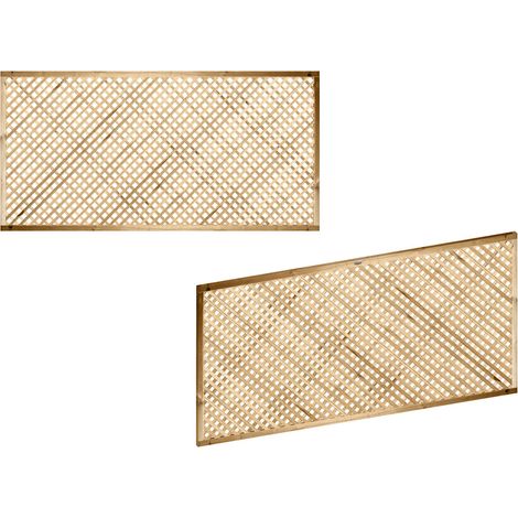 6ft x 3ft Privacy Elite Diamond Trellis