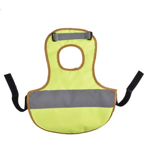 Gilet réfléchissant en maille de volaille pour animaux de compagnie (vert) (1/2)