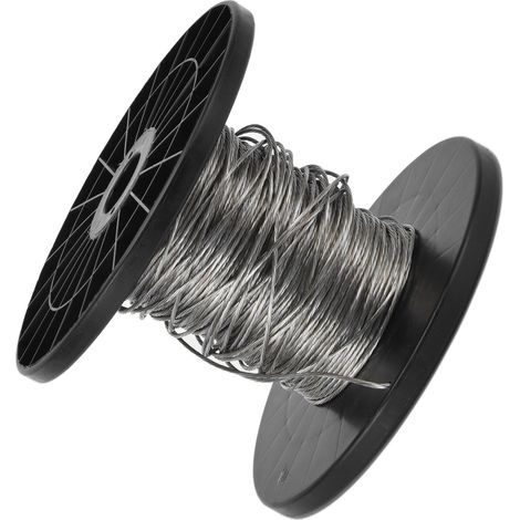 Clôture électrique 100m fil aluminium-magnésium Φ1.8mm pour système haute tension, câble métallique blindé intégral. (1/5)