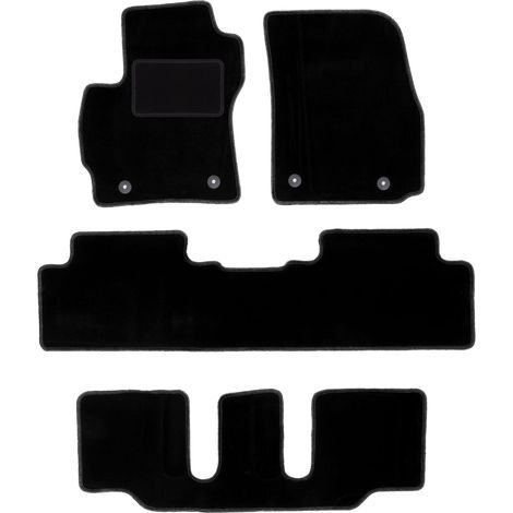 Schwarze Veloursmatten für: Mazda Premacy II 7-Sitzer (2005-2010) (1/5)