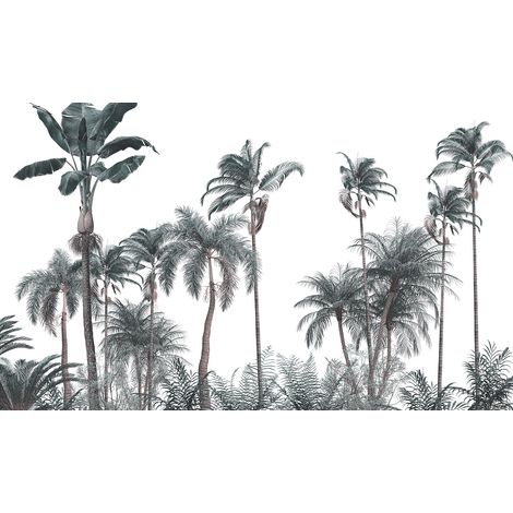 Papier peint panoramique - Forêt Tropicale - 130 cm x 78 cm (1/2)