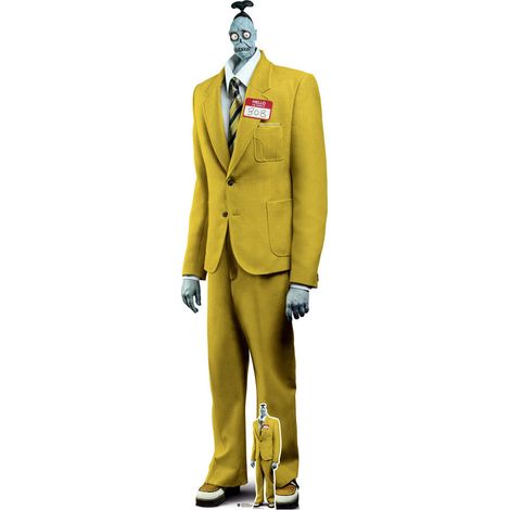 Figurine en carton Bob Têt Réduite - Shrinker Beetlejuice - Haut 195 cm