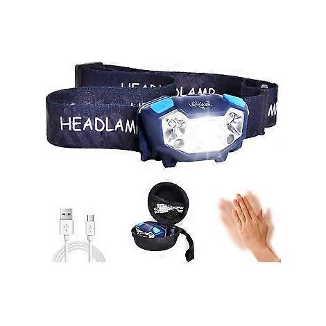 Lampe frontale LED rechargeable Letour 5 modèles étanches IP65 350 lm pour le camping, la randonnée, le jogging, la pêche et le bricolage (1/5)