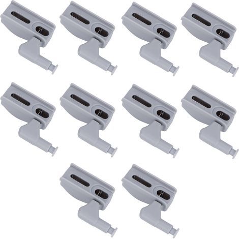 Lot de 10 lampes LED à détecteur de mouvement pour charnières, placards, tiroirs et armoires. Lumière blanche. (1/5)